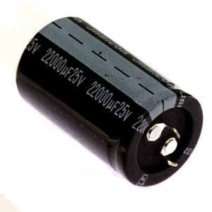 Elektrolytický kondenzátor Snap-in E 22000uF/25V 30x50 RM10 85°C Jamicon LPW223M1EP50M