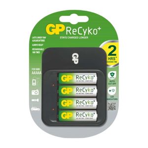Inteligentní nabíječka baterií GP PB550 + 4AA ReCyko