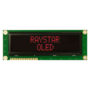 Alfanumerický OLED displej Raystar REC001602BRPP5N00001