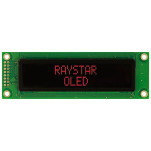 Alfanumerický OLED displej Raystar REC002002ARPP5N00000
