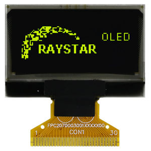 Grafický OLED displej Raystar RET012864LYPP3N00000