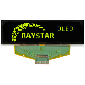 Grafický OLED displej Raystar RET025664BYPP3N00000